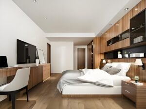 Hotel and Apartment Nightstands Layout