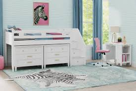 kids loft bed modern style