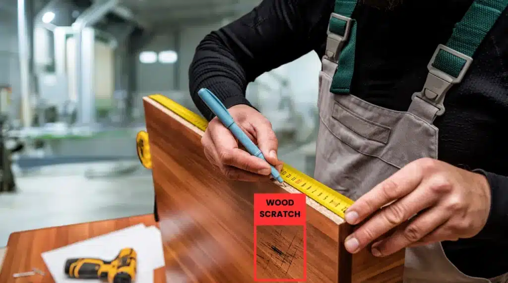 panel furniture factory quality inspection before coffee table shipment