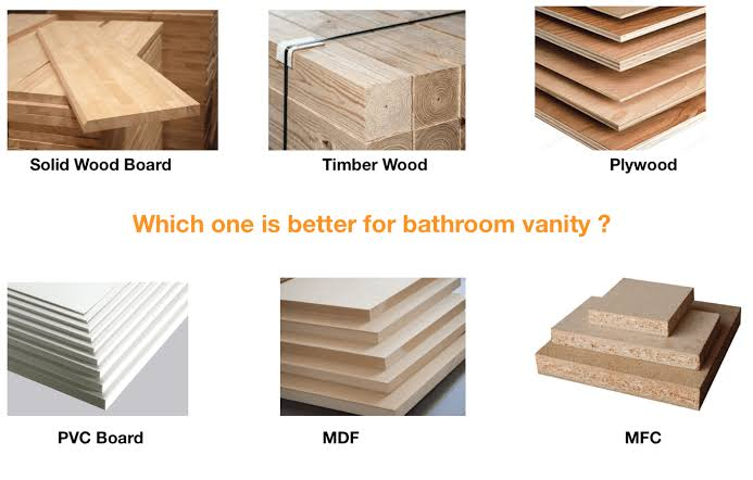 MDF vs plywood cabinet materials comparison chart