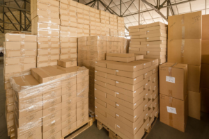 Flat pack bathroom furniture packaging for export