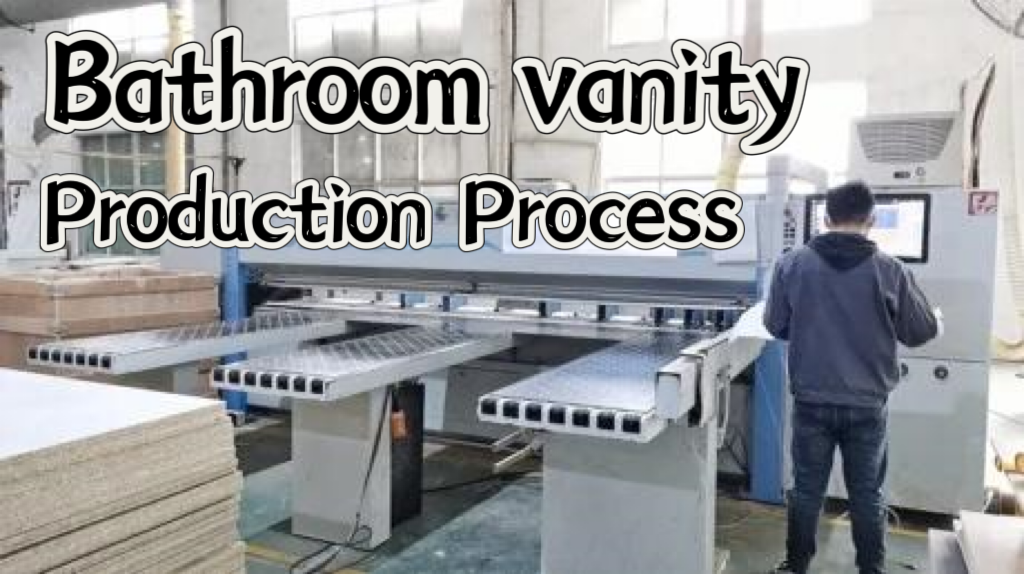 engineered wood bathroom vanity manufacturing line