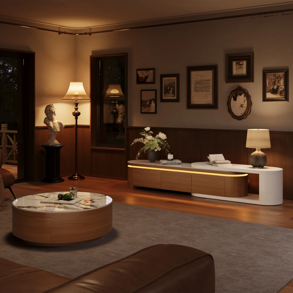 modern sideboard TV stand and coffee table collection for B2B furniture buyers