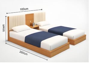 twin hotel bed size dimension diagram