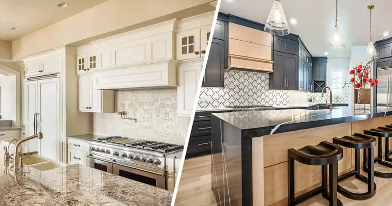 Custom kitchen cabinets and RTA kitchen cabinets for export projects and wholesale supply