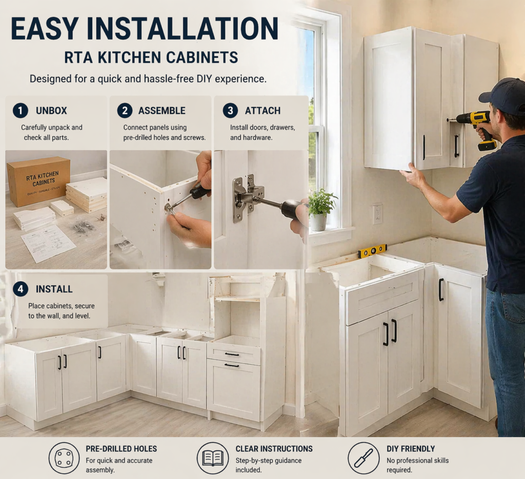 private label kitchen cabinets sample order before bulk production