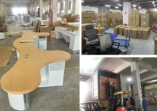 OEM ODM furniture supplier checking panel furniture hardware and edge banding