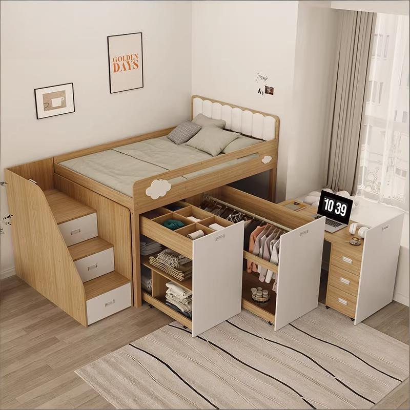 multi functional furniture for small apartments with storage bed