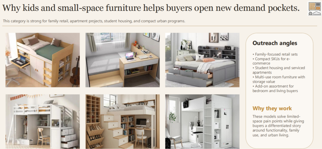 Kids room and small-space panel furniture with loft beds, desks, storage cabinets, and multifunction layouts for compact living