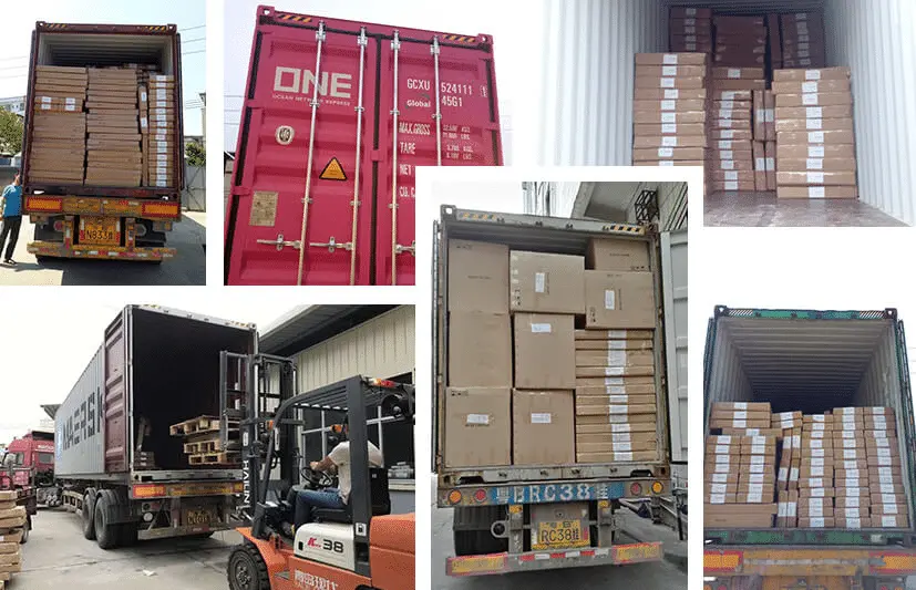 Export packaging for flat pack apartment storage cabinets