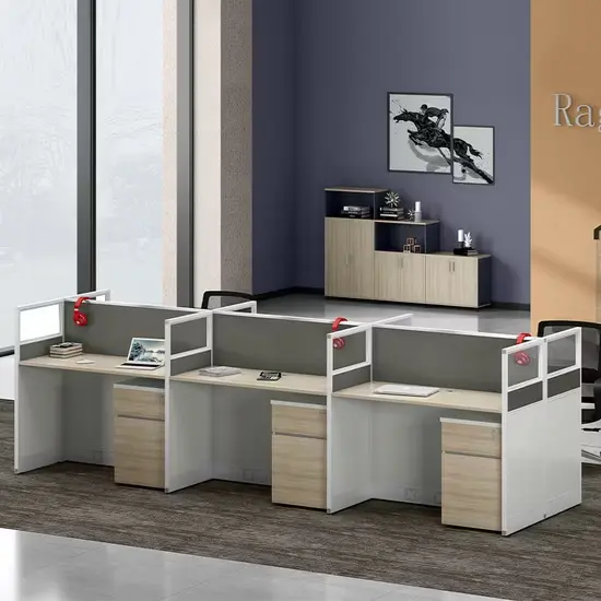 OEM office desk production in panel furniture export factory