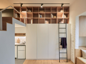 Custom apartment storage cabinets for small apartment projects