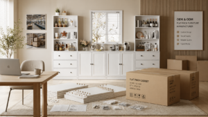 flat pack storage cabinet manufacturer for importers and wholesale projects