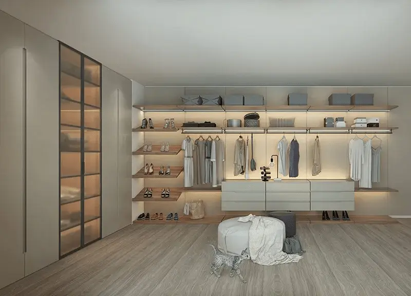 apartment hotel project RTA wardrobe OEM supplier