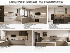 durable kitchen furniture materials for OEM kitchen cabinets