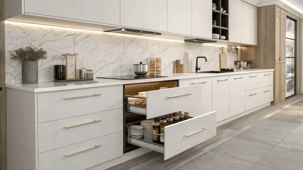 hotel apartment project kitchen cabinets OEM supplier