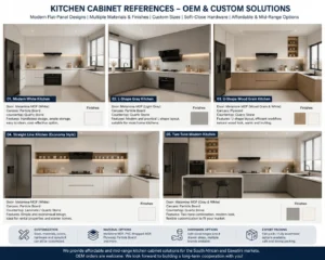 Apartment kitchen cabinet manufacturer offering modern OEM and custom cabinet solutions