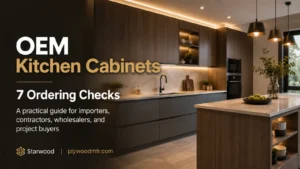 OEM kitchen cabinets ordering checks for importers contractors and project buyers