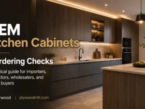 OEM kitchen cabinets ordering checks for importers contractors and project buyers