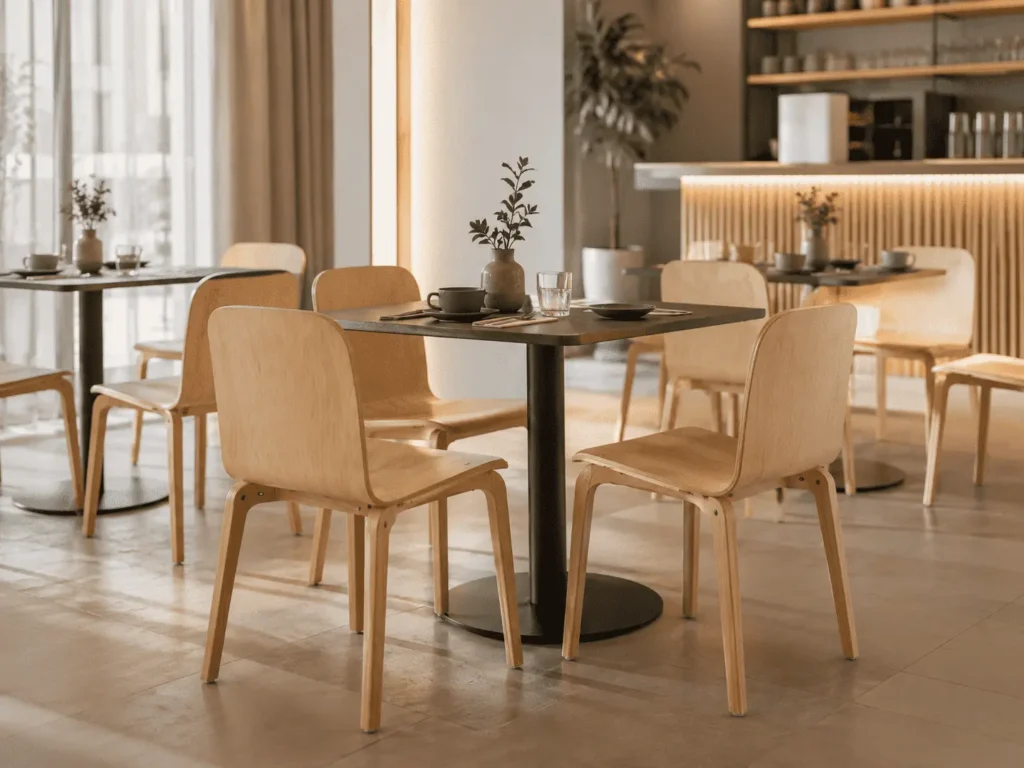 Export packaging of flat pack chairs for international furniture shipment