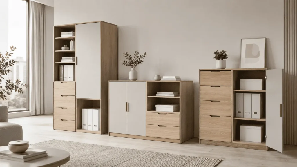 OEM storage cabinets manufacturer for home organization and project furniture
