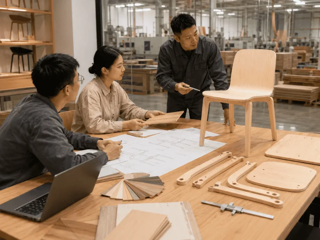 Customized flat pack furniture solutions for hotels, apartments and commercial projects.