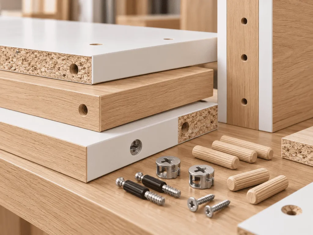 panel material hardware and edge banding for loft bed manufacturing