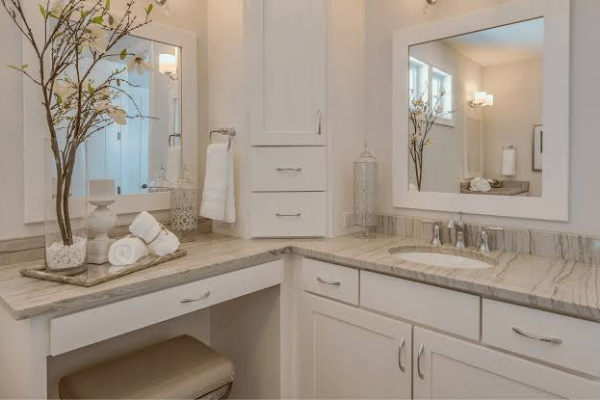 Bathroom vanity furniture for apartments and hotels