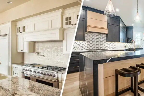 Custom kitchen cabinets and RTA kitchen cabinets for export projects and wholesale supply