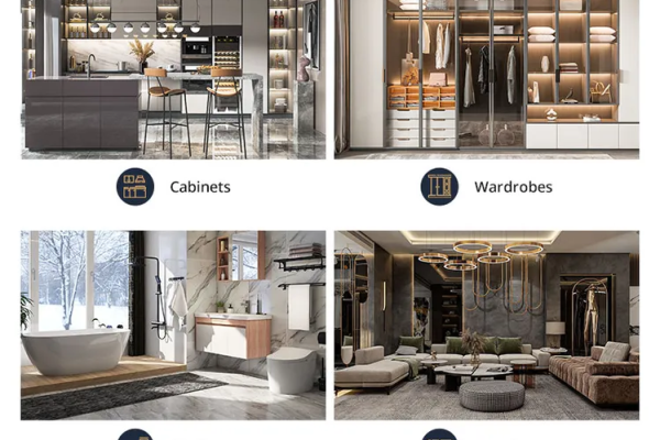 Flat pack wardrobe manufacturer preparing export-ready wardrobe cartons for container shipment