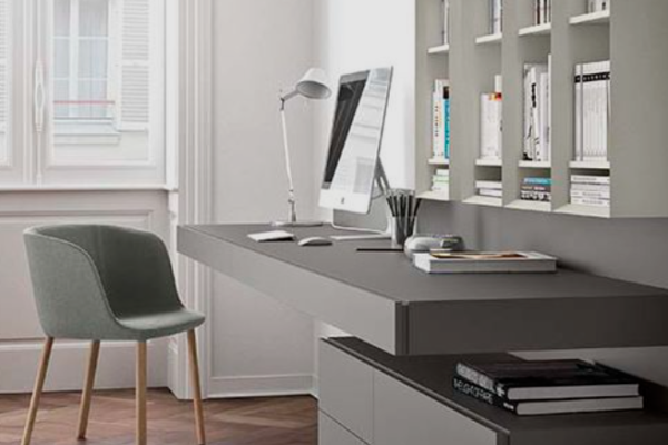 modern home office desk furniture designed for residential and apartment projects
