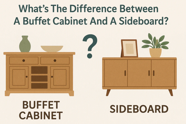 sideboard vs buffet cabinet contract-grade storage for US hospitality suites