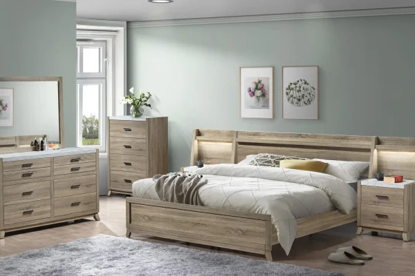 Modern RTA plywood bedroom furniture showcasing easy assembly, durability, and elegant wood finishes.