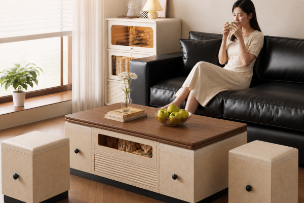 lift top coffee table manufacturer producing OEM storage coffee tables for modern living rooms