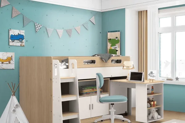 kids bedroom furniture manufacturer producing flat pack beds wardrobes desks and storage cabinets