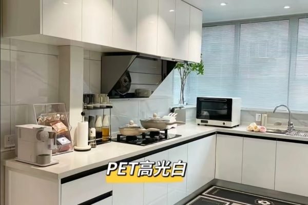 high gloss pantry cabinet for modern kitchen