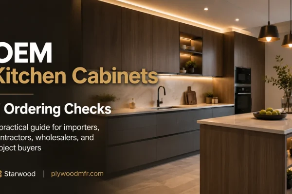 OEM kitchen cabinets ordering checks for importers contractors and project buyers